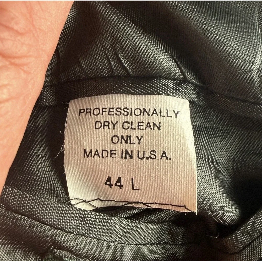 Brooks & Pike Herringbone‎ Blazer 44L Wool Nordstrom Gray USA Made